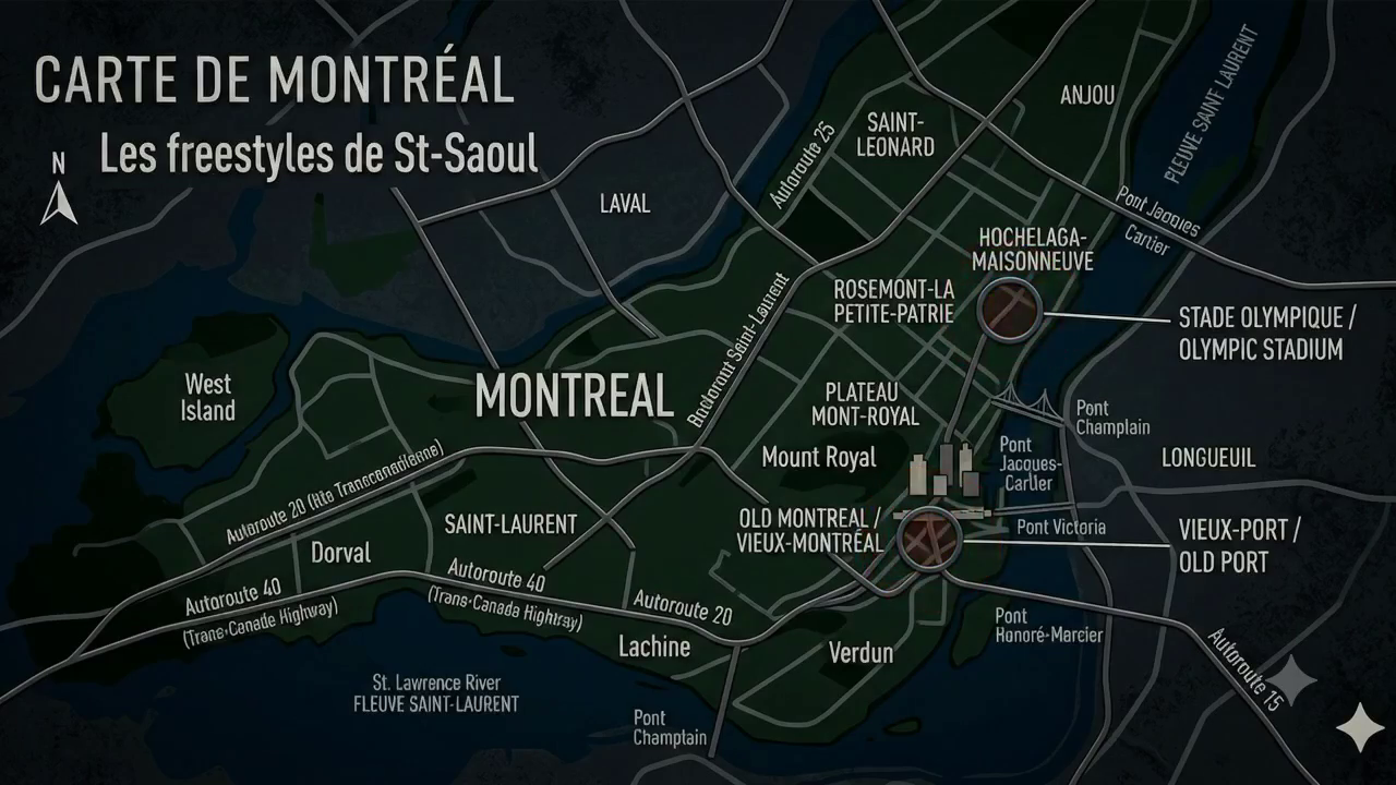 Carte de Montréal – St-Saoul